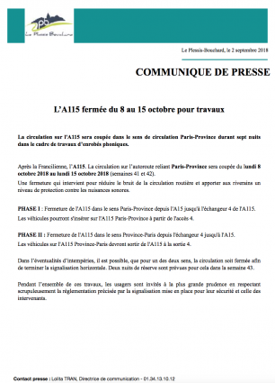 Communiqué de presse Vignette