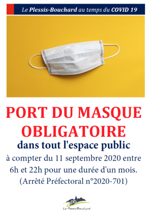 Port du masque obligatoire