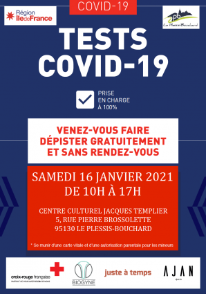 opération de dépistage au Plessis-Bouchard